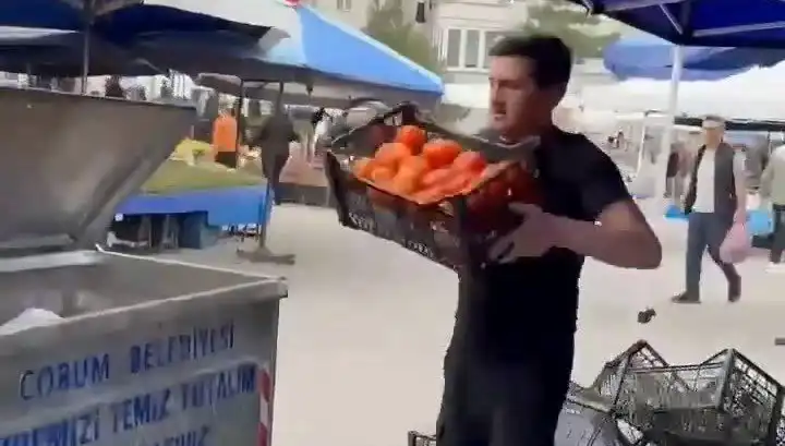 Domatesleri Çöpe Dökerek Cezaya Çarptırılan Pazarcı: Rekor Tutar!