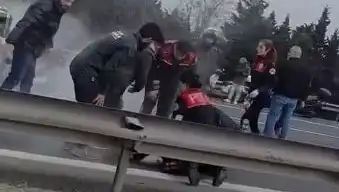TEM Otoyolu'nda Zincirleme Kaza: 5 Yaralı, Dört Polis de Zarar Gördü