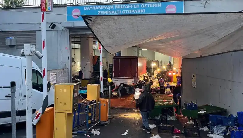 Biber Gazı İle Yüz Yüze Gelen Pazar Yerinde Kaos Anları