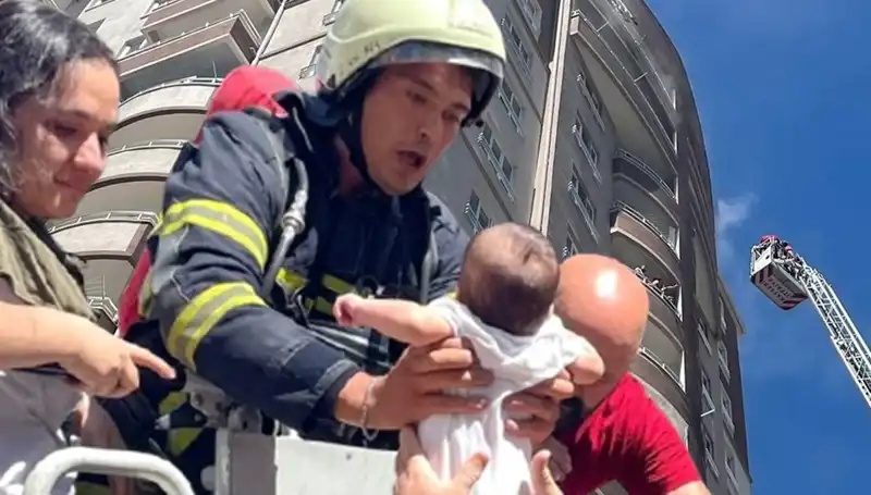 Kayseri’de Korkutan Yangın: 14 Katlı Bina Ziyaretçilerini Alevlere Teslim Etti