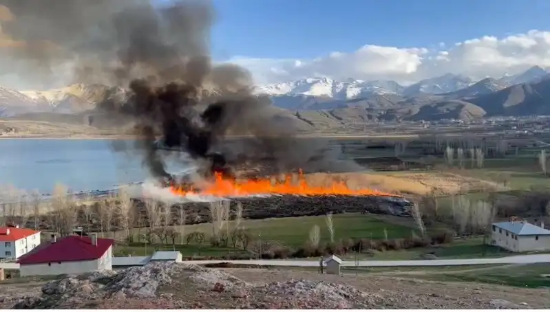 Kuş Cenneti Yangınında Sazlıklar Küllerle Kaplandı!