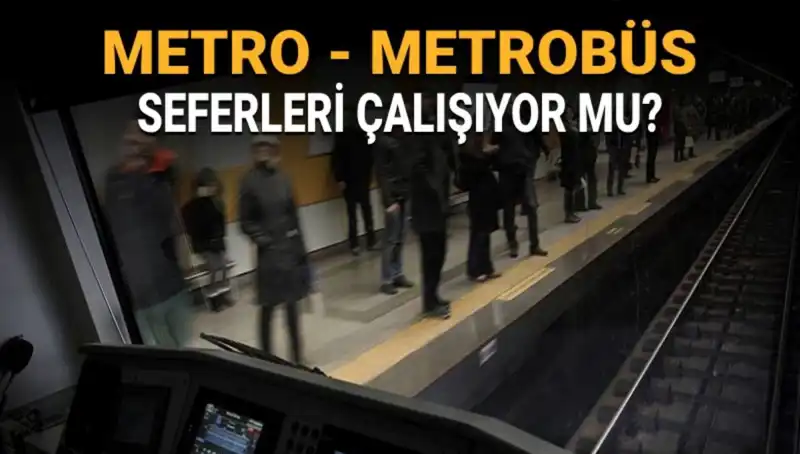 İstanbul'da Bugün Ulaşım Durumu: Metro ve Metrobüs Çalışıyor mu?